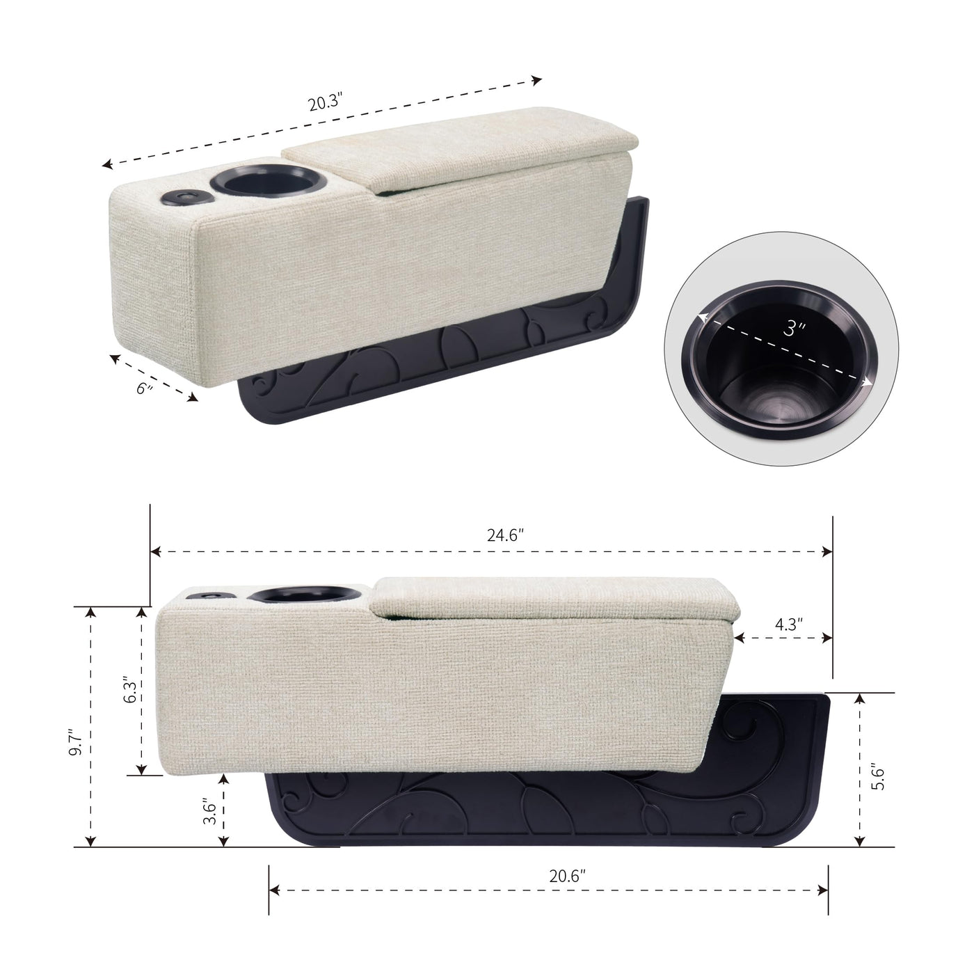 Multifunctional Sofa Armrest