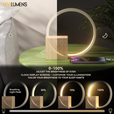 Vivilumens Sunrise Alarm Clock Wake-Up Light