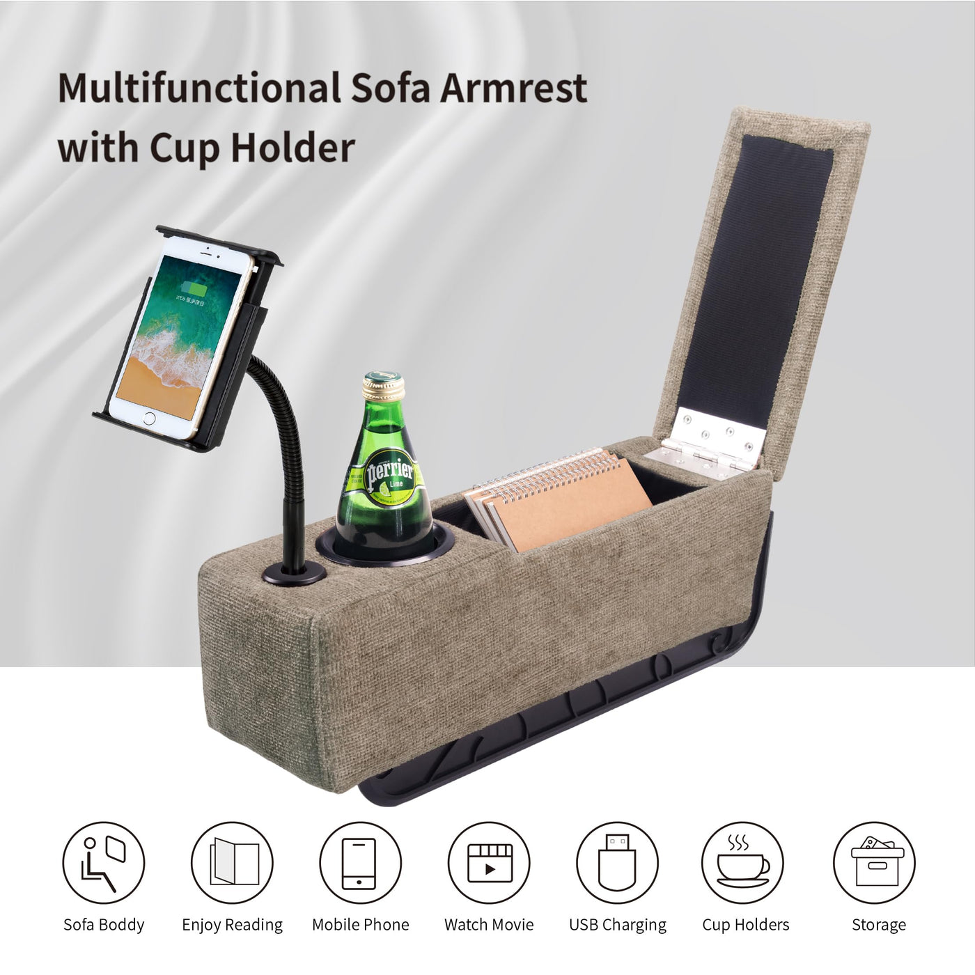 Multifunctional Sofa Armrest